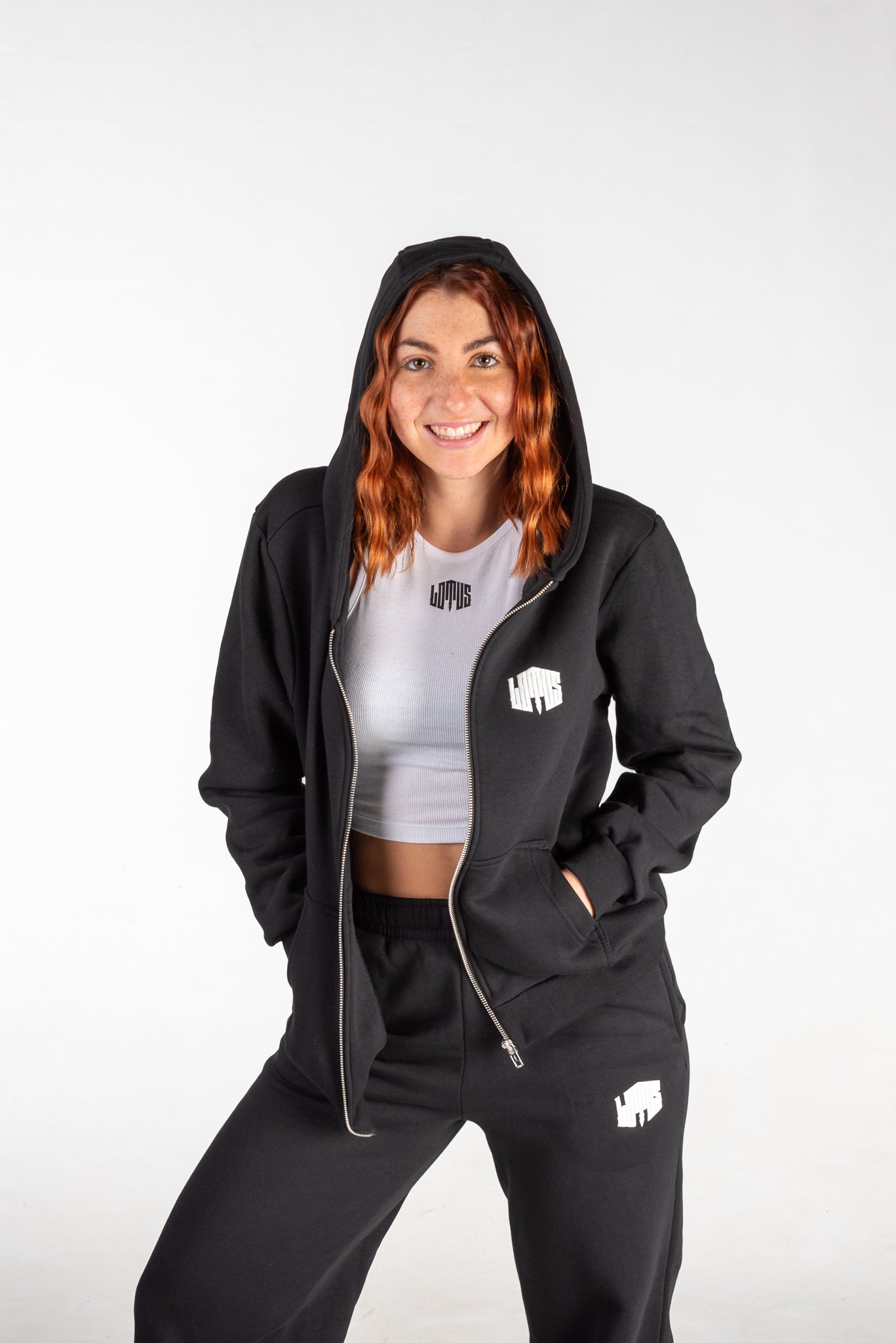 Felpa Classic Black zip W