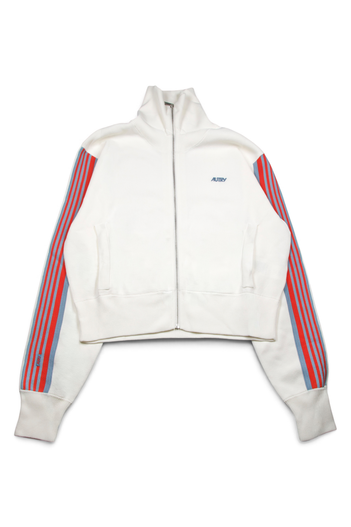 AUTRY KNITTED VISCOSE FULL ZIP JACKET WOMAN