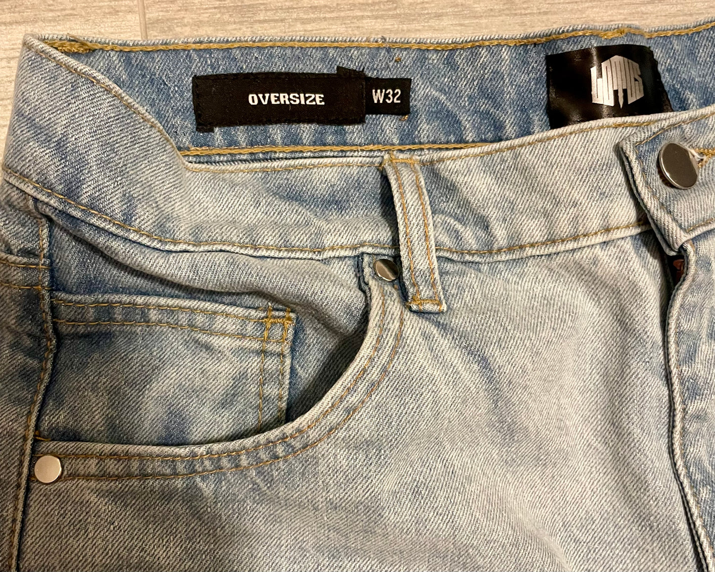 Pantaloni corti Denim