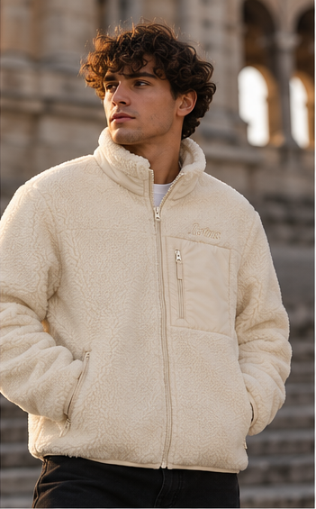POLARIS | Sherpa Jacket – Cream