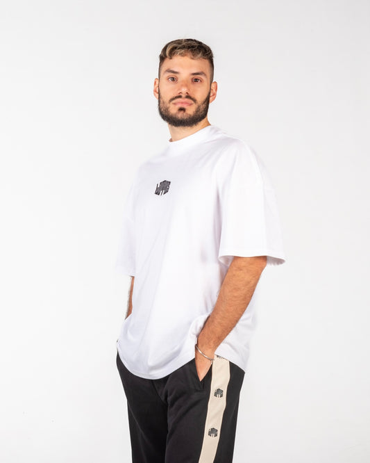 Maglia con collo alto Ice White