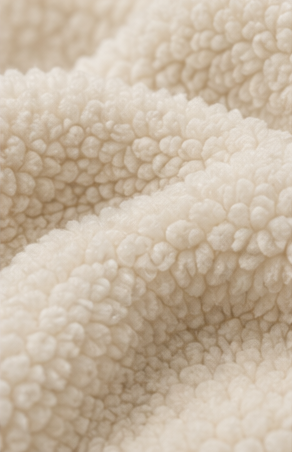POLARIS | Sherpa Jacket – Cream
