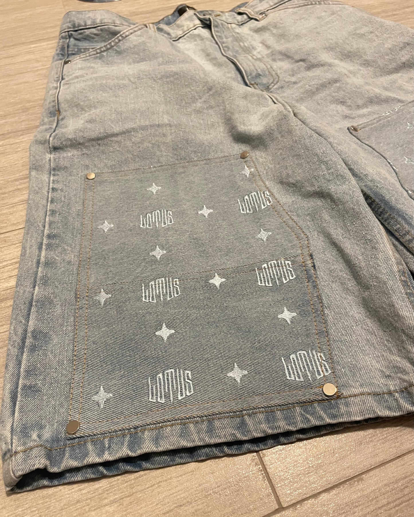 Pantaloni corti Denim