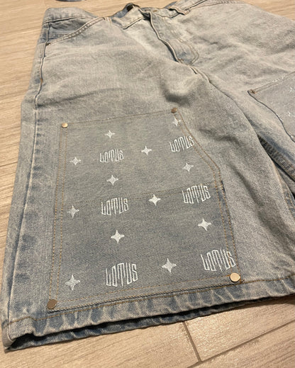 Pantaloni corti Denim