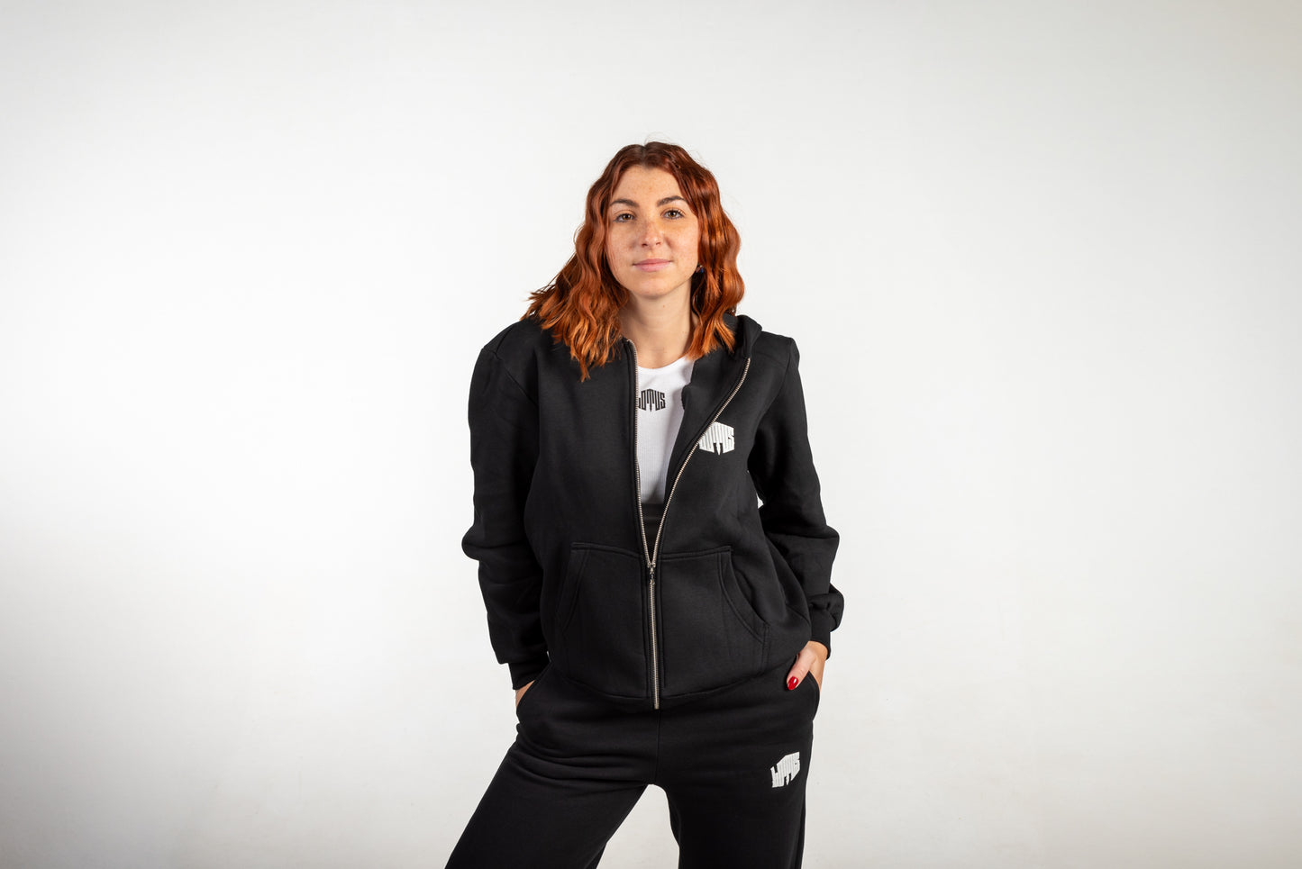 Felpa Classic Black zip W