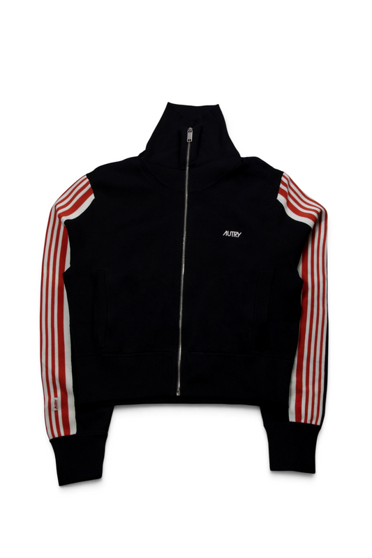 AUTRY KNITTED VISCOSE FULL ZIP JACKET WOMAN