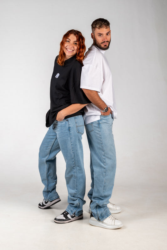 Jeans Denim Light Blue Washed