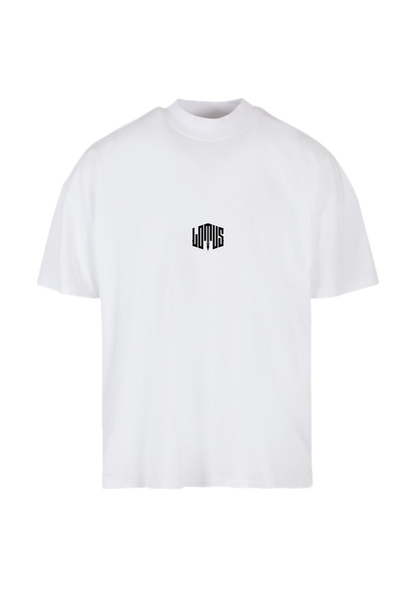 Maglia con collo alto Ice White