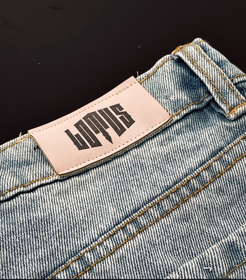 Jeans Denim Light Blue Washed