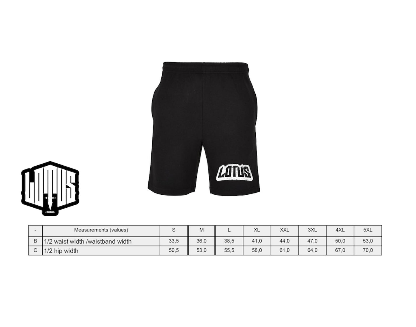 Pantaloncini Classic Black