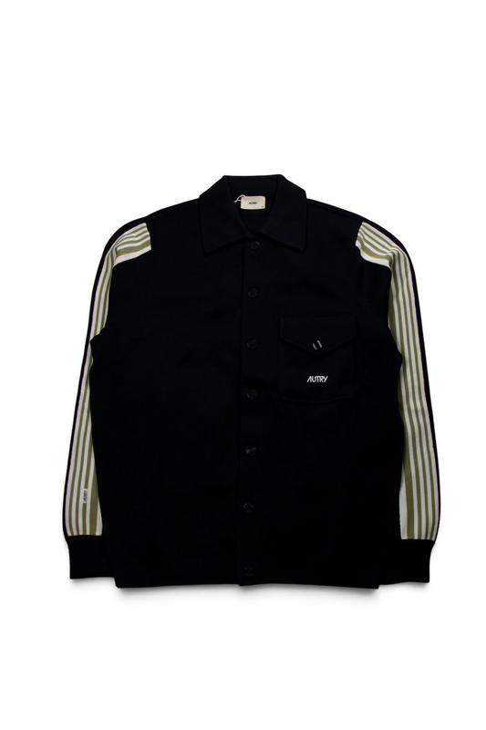 AUTRY KNITTED VISCOSE SHIRT JACKET MAN