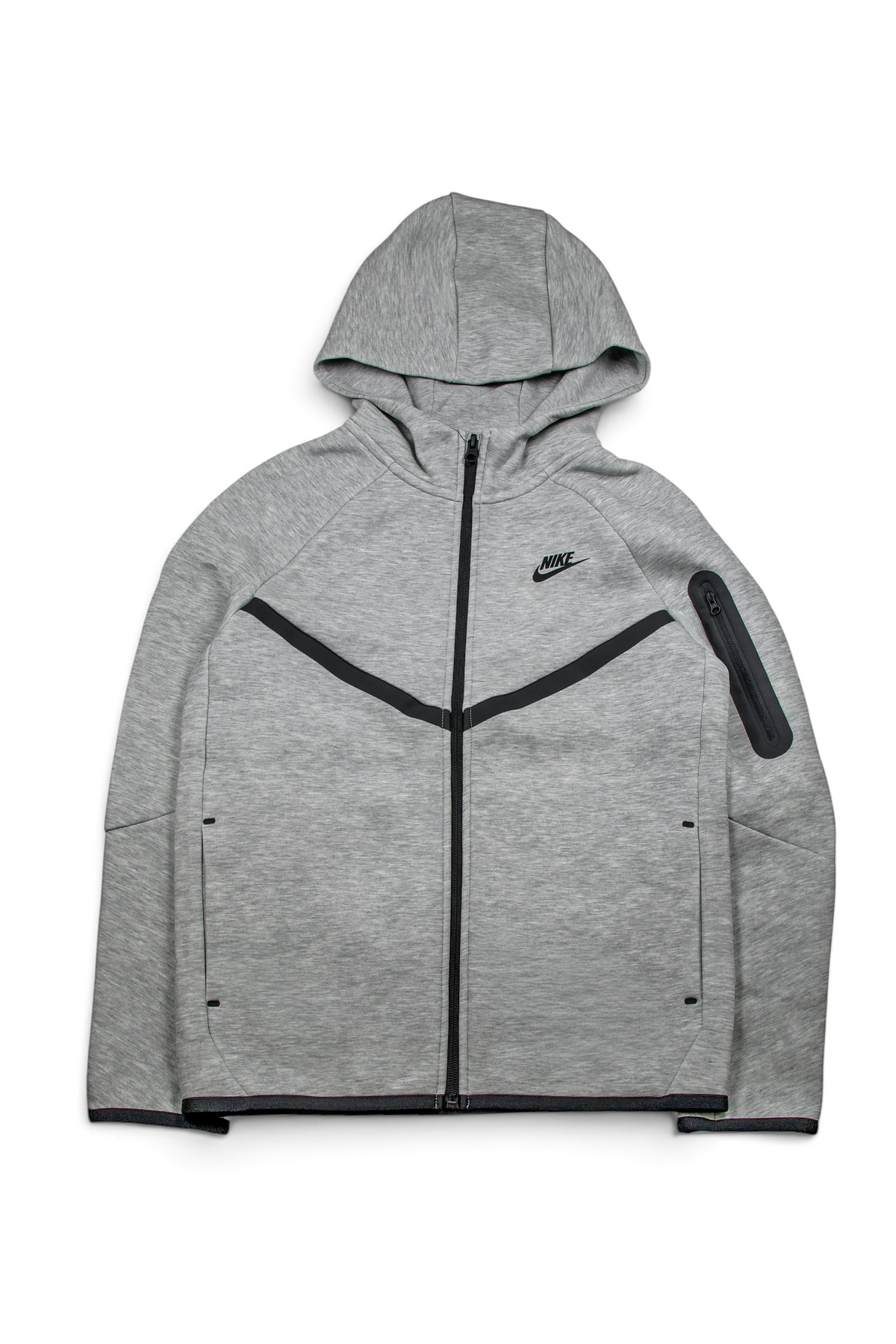 Nike Sportswear Tech Fleece Full-Zip Hoodie Grey (Junior)