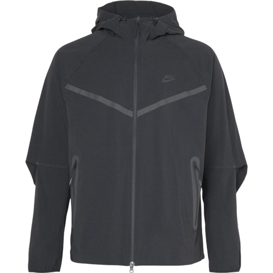 NIKE Tech Woven Windrunner Full-Zip Jacket BLACK
