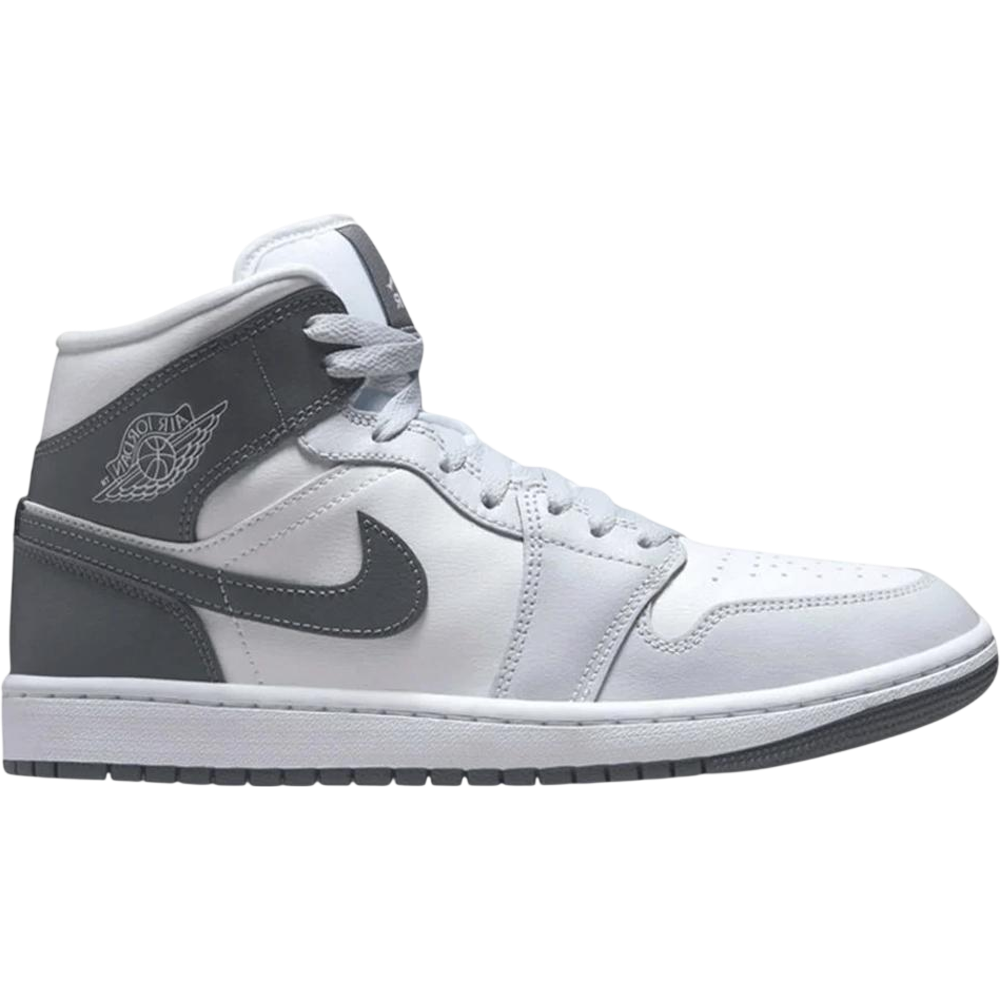 Jordan 1 Mid White Smoke Grey (Women's)