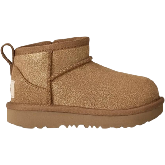 UGG Classic Ultra Mini Dazzle Chestnut (Toddler)