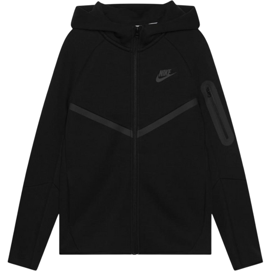 Nike Tech Fleece Zip Hoodie Black (GS)