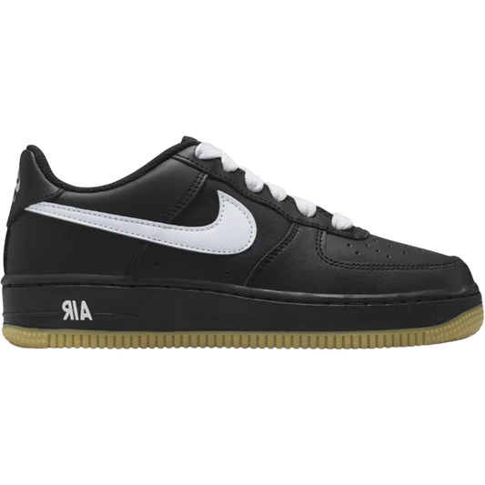 NIKE Air Force 1 LV8 Black/White/Gum (GS)